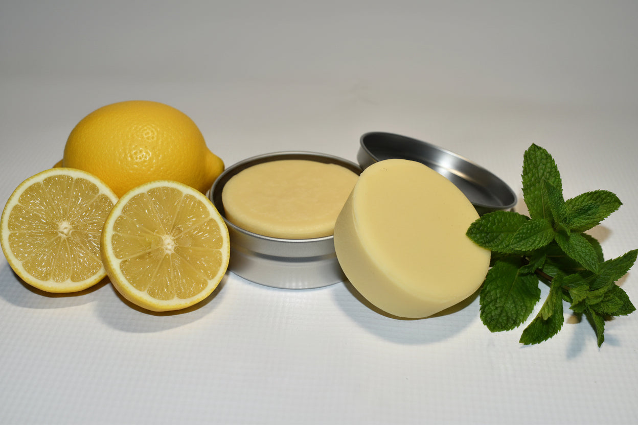 Lemon Peppermint Tallow Lotion Bar