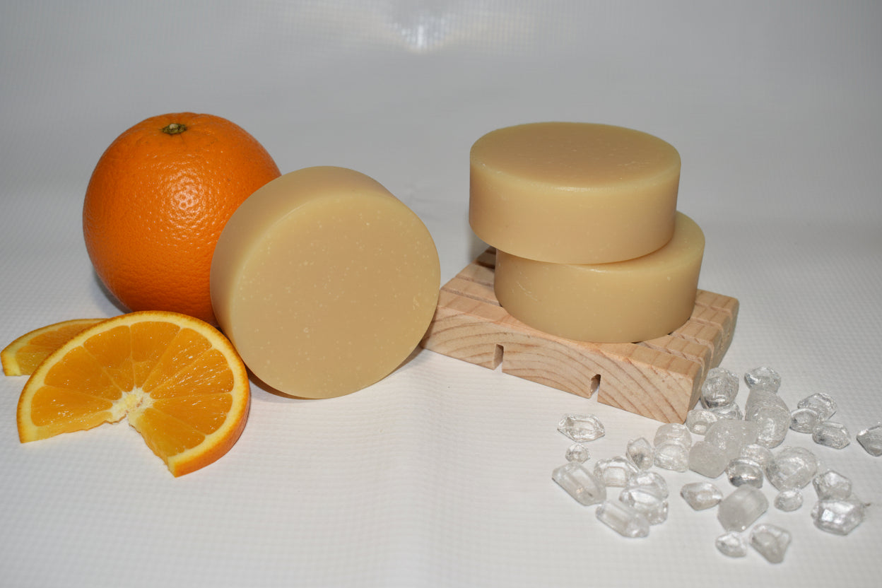 Orange & Menthol Shampoo Bar